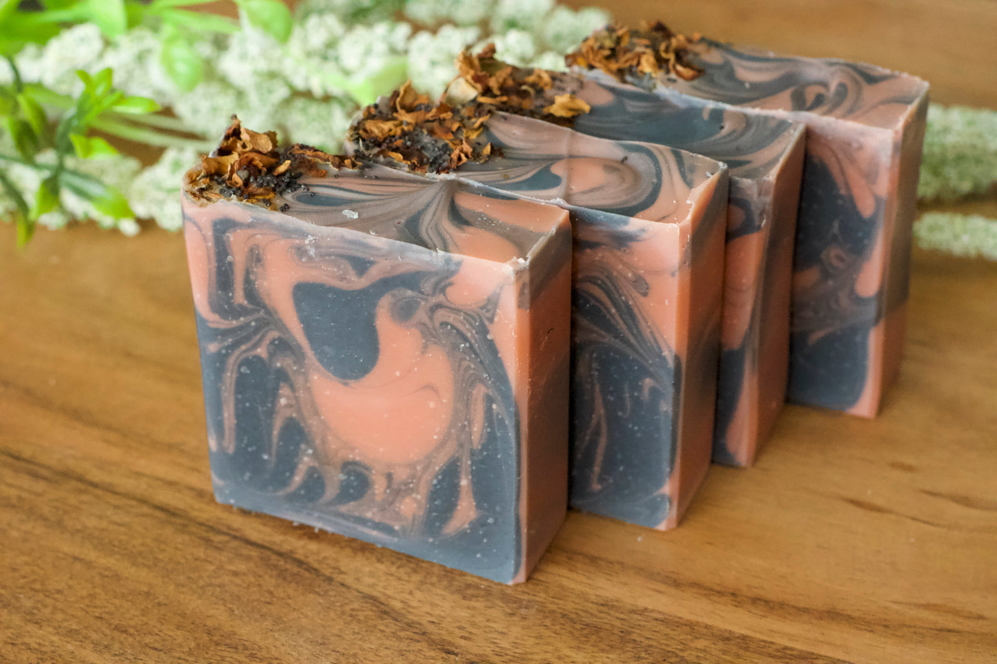 Activated Charcoal & Rose Clay Facial Bar